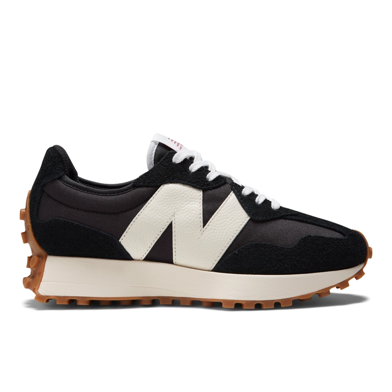 ZAPATILLAS URBANA MUJER NEW BALANCE 327 NEGRA/BLANCAS - 1