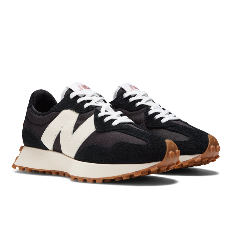 ZAPATILLAS URBANA MUJER NEW BALANCE 327 NEGRA/BLANCAS - 4