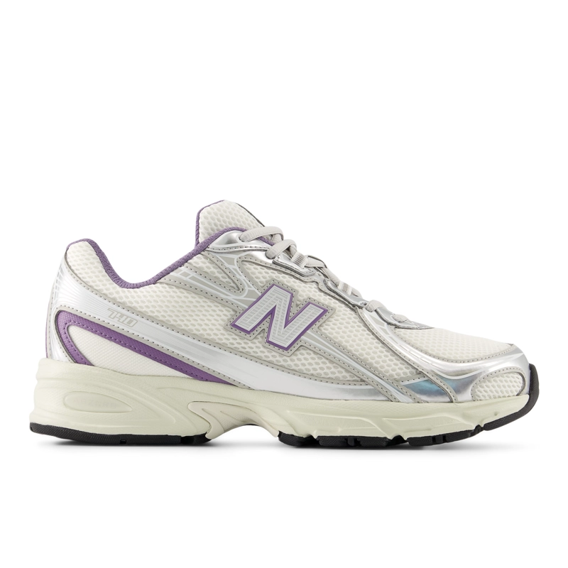 ZAPATILLAS URBANA UNISEX NEW BALANCE 740 BLANCAS/MORADAS - 1
