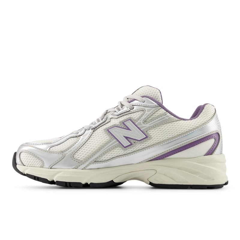 ZAPATILLAS URBANA UNISEX NEW BALANCE 740 BLANCAS/MORADAS - 2