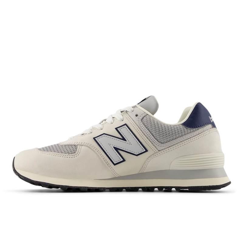 ZAPATILLAS URBANAS UNISEX NEW BALANCE 574 BEIGE/MORADA - 2