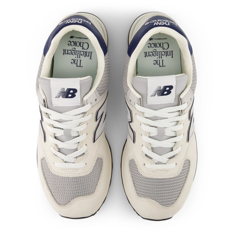 ZAPATILLAS URBANAS UNISEX NEW BALANCE 574 BEIGE/MORADA - 3
