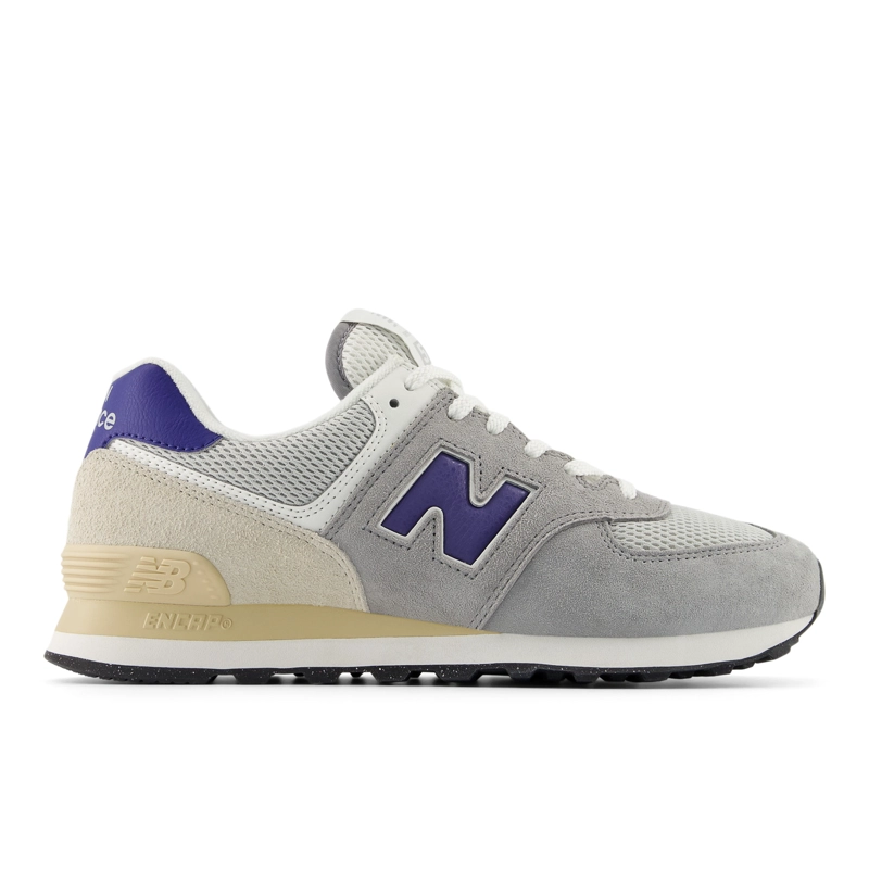 ZAPATILLAS URBANAS HOMBRE NEW BALANCE 574 GRIS/MORADA - 1