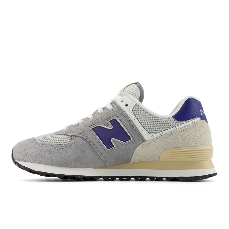 ZAPATILLAS URBANAS HOMBRE NEW BALANCE 574 GRIS/MORADA - 2