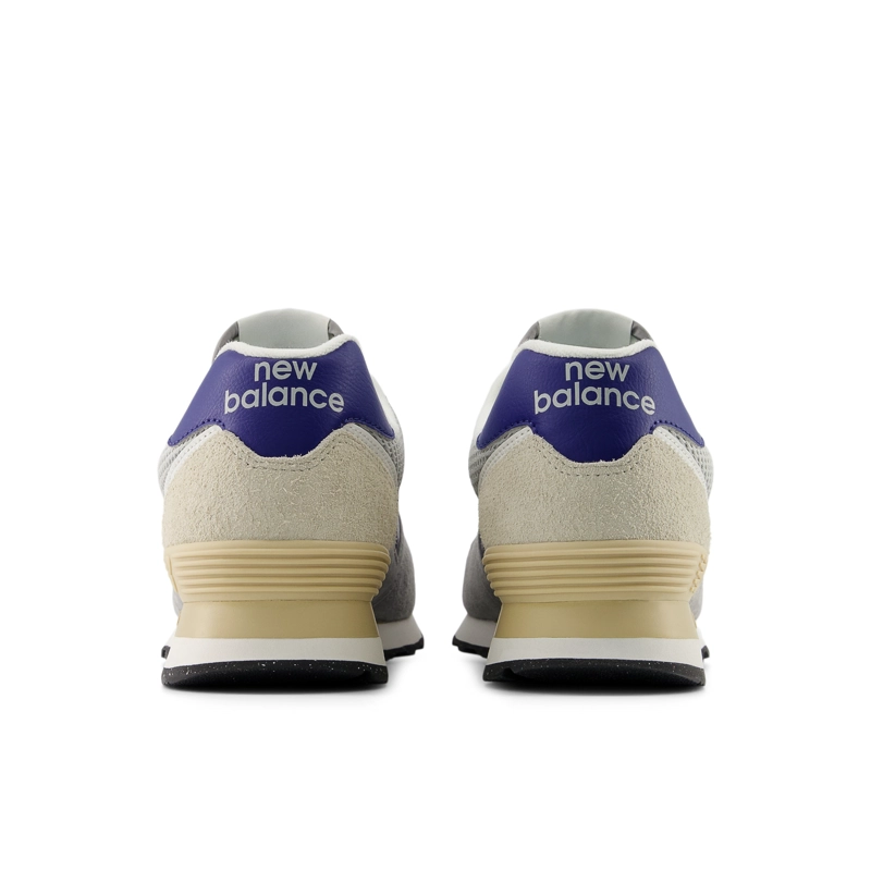 ZAPATILLAS URBANAS HOMBRE NEW BALANCE 574 GRIS/MORADA - 6
