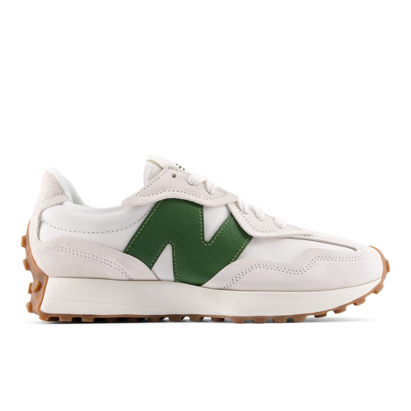 ZAPATILLAS URBANAS UNISEX NEW BALANCE 327BLANCAS/VERDE - 1
