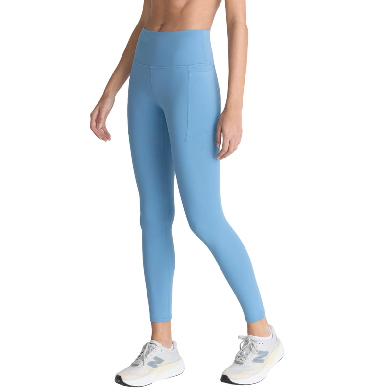 CALZAS MUJER NEW BALANCE HARMONY POCKET HIGH RISE CELESTE - 1