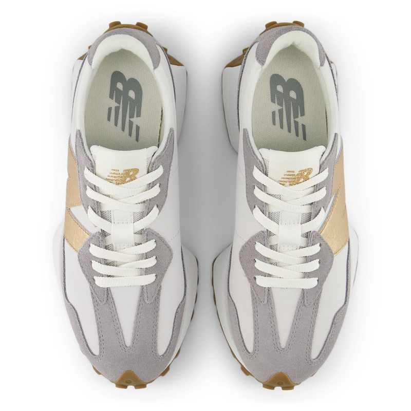ZAPATILLAS URBANAS MUJER NEW BALANCE 327 GRIS/BEIGE - 3