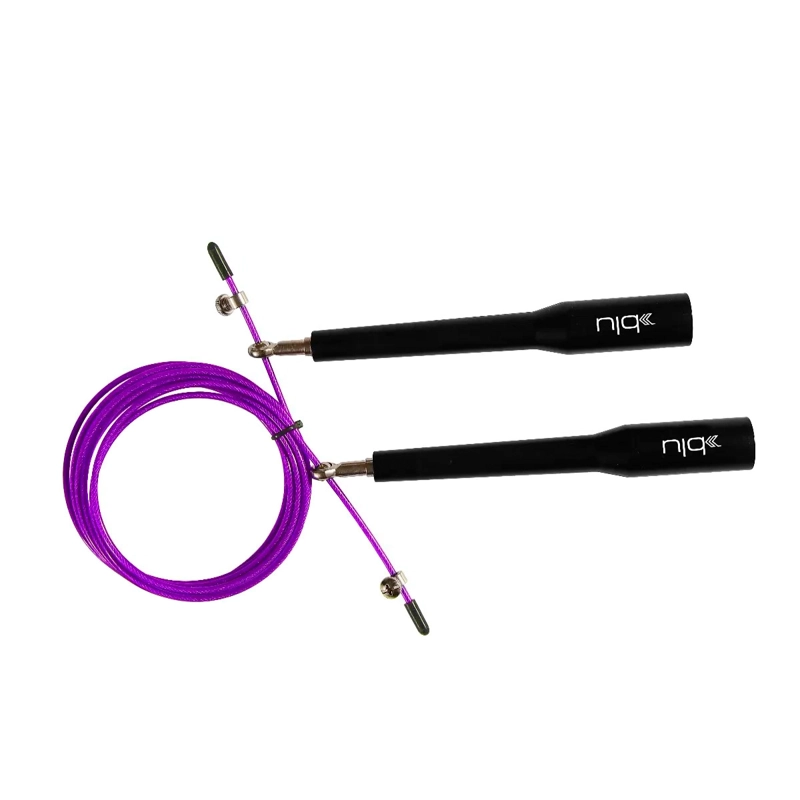 CUERDA PARA SALTAR DE VELOCIDAD FITNESS BLU FIT MORADO - 3