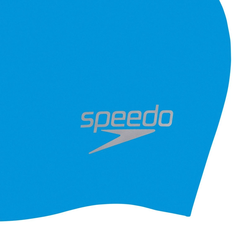 GORRO NATACION SPEEDO PLAIN MOULDED SILLICONE CAP AZUL - 2