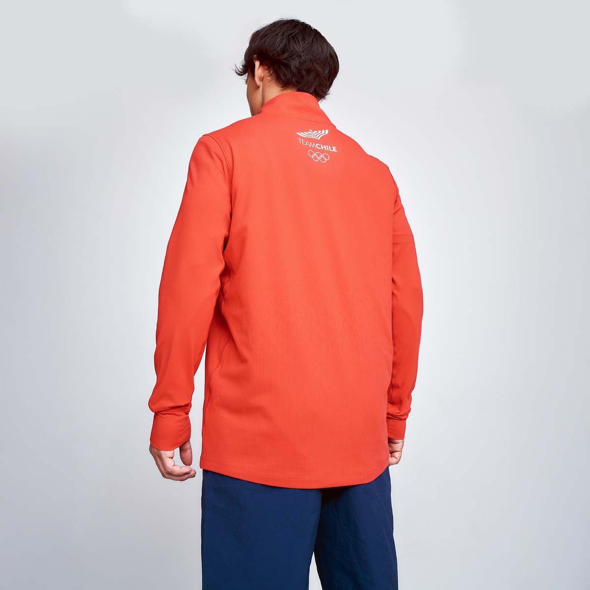 POLERON ENTRENAMIENTO HOMBRE SPARTA TEAM CHILE QUARTER ZIP A - 4