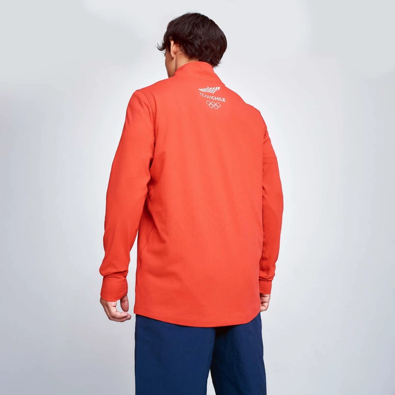 POLERON ENTRENAMIENTO HOMBRE SPARTA TEAM CHILE QUARTER ZIP A - 4