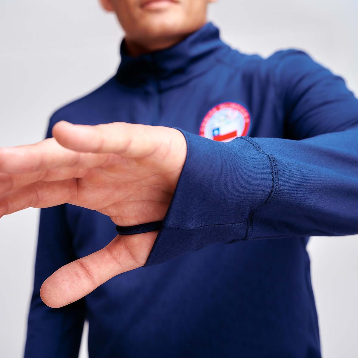 POLERON ENTRENAMIENTO HOMBRE SPARTA TEAM CHILE QUARTER ZIP - 7