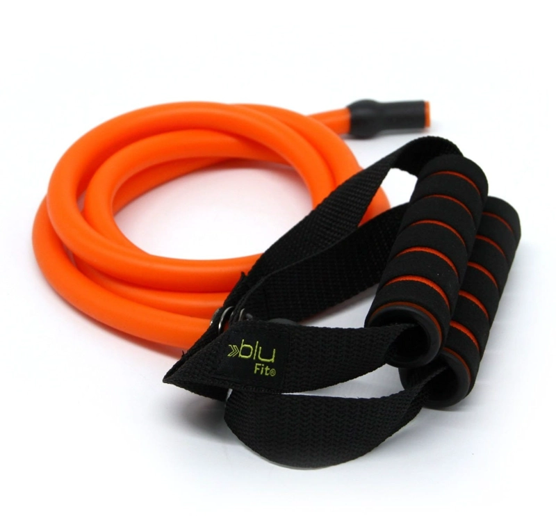 BANDA ELASTICA DE RESISTENCIA FUERTE FITNESS BLU FIT NARANJA - 2