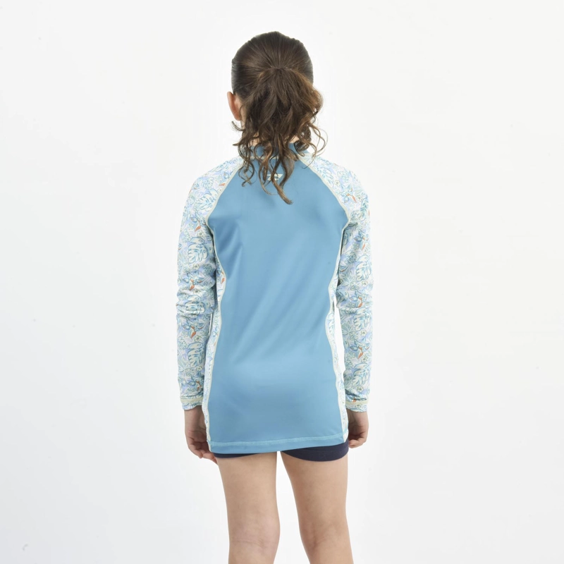 POLERA UV NATACION NIÑA SPOGA TURQUESA - 5