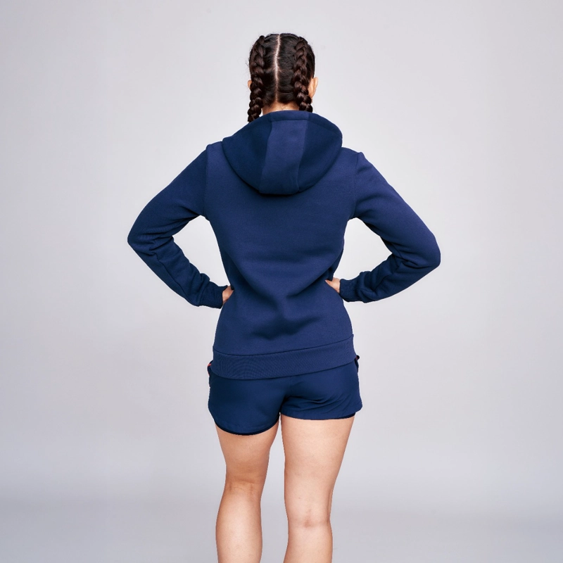 POLERON ENTRENAMIENTO MUJER SPARTA TEAM CHILE FULL ZIP AZUL - 3