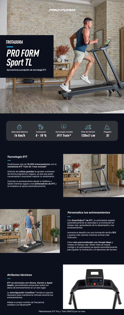 TROTADORA PRO FORM SPORT TL - 7