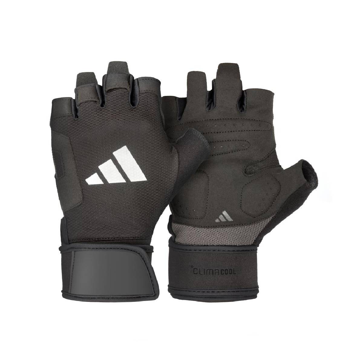 GUANTES FITNESS UNISEX ADIDAS STRENGTH TRAINING NEGRO - 2