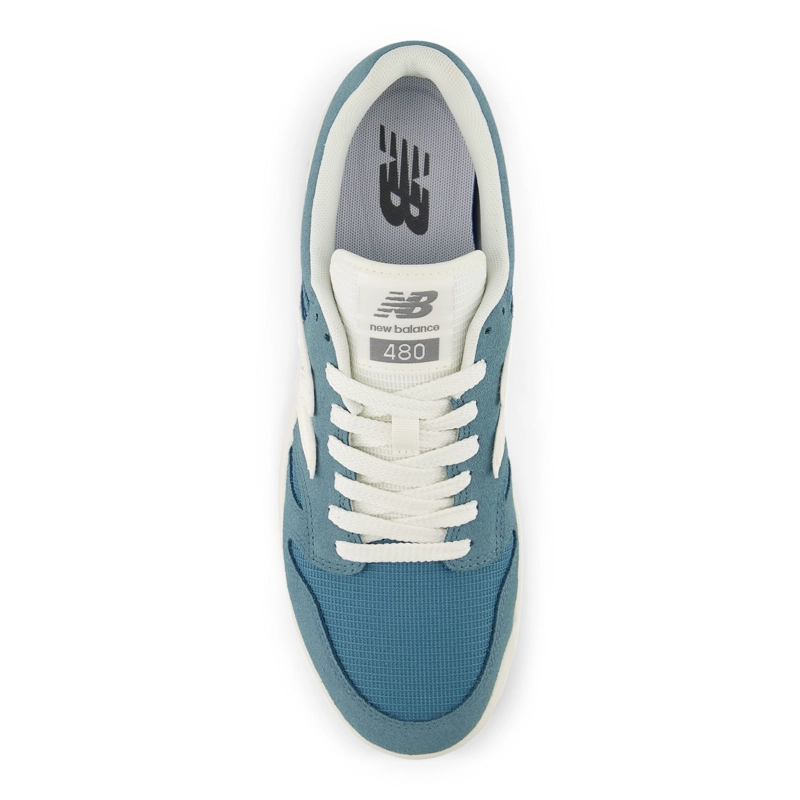 ZAPATILLAS URBANAS UNISEX NEW BALANCE 480 LOW AZULES - 4