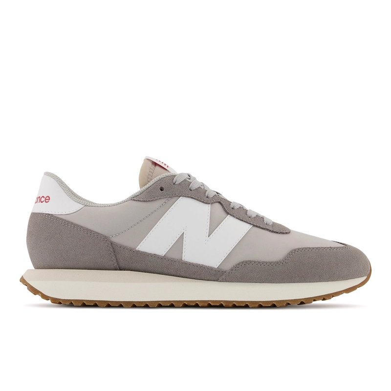 ZAPATILLAS URBANAS HOMBRE NEW BALANCE 237 BEIGE/ROJA - 1