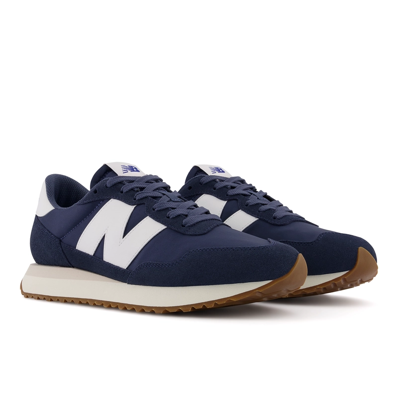 ZAPATILLAS URBANAS HOMBRE NEW BALANCE 237 AZUL/BLANCAS - 4