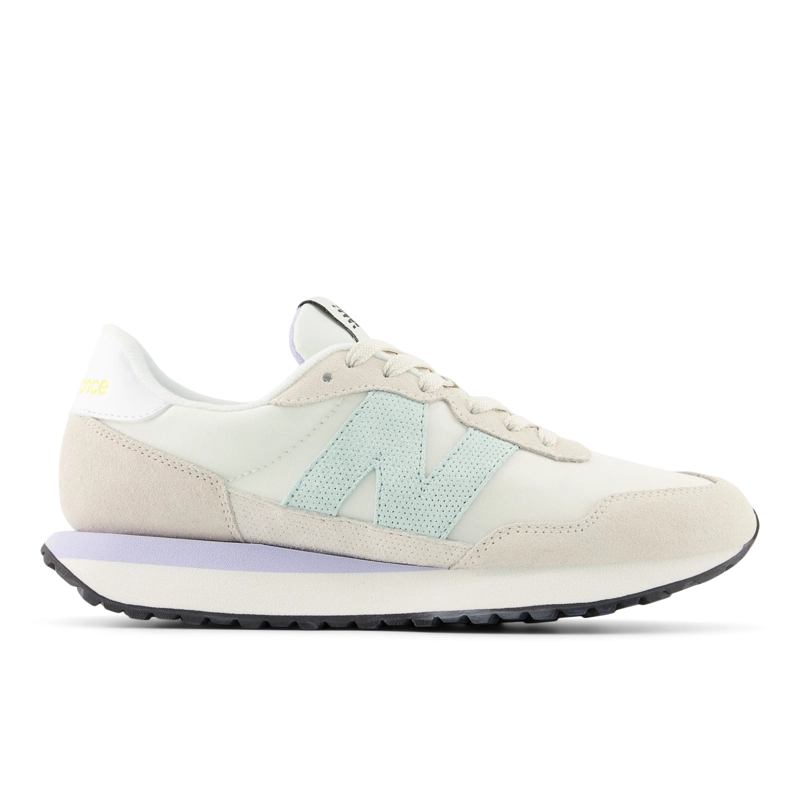 ZAPATILLAS URBANAS MUJER NEW BALANCE 237 BEIGE/CELESTE - 1
