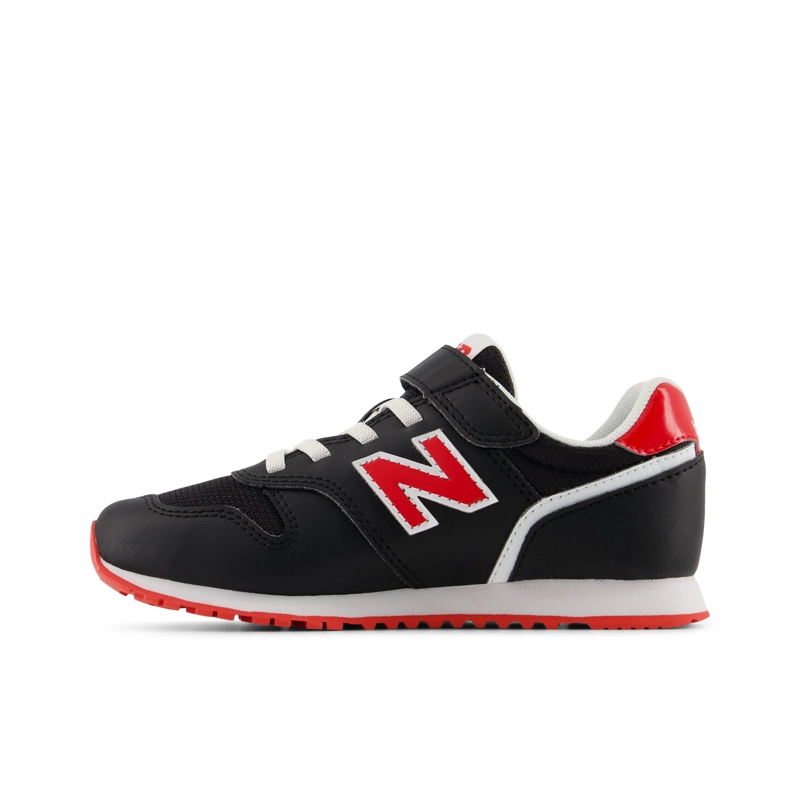 ZAPATILLAS URBANAS NIÑOS NEW BALANCE 373 NEGRA/ROJA - 2