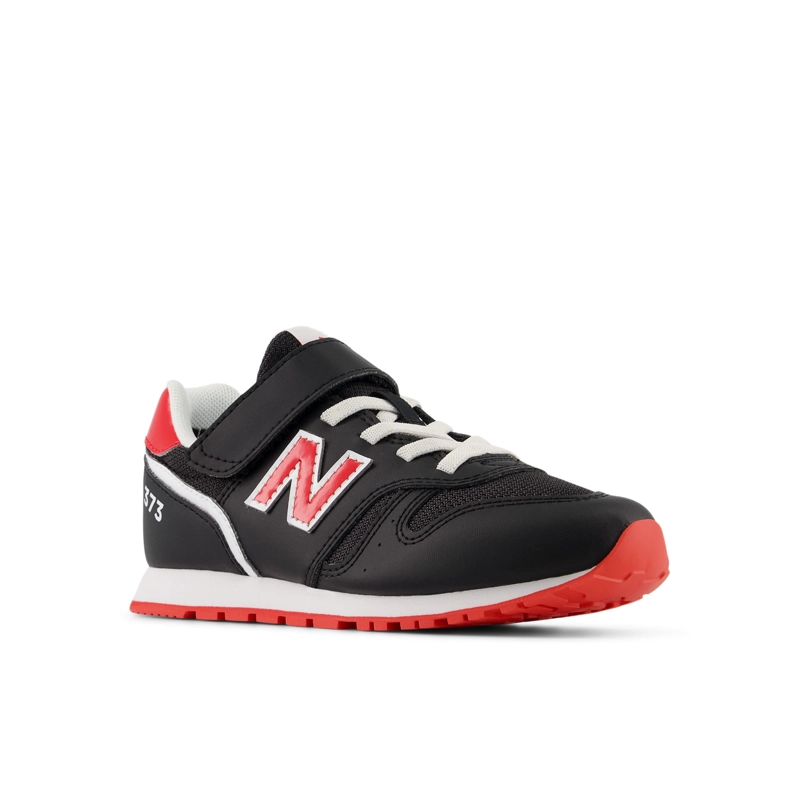 ZAPATILLAS URBANAS NIÑOS NEW BALANCE 373 NEGRA/ROJA - 4