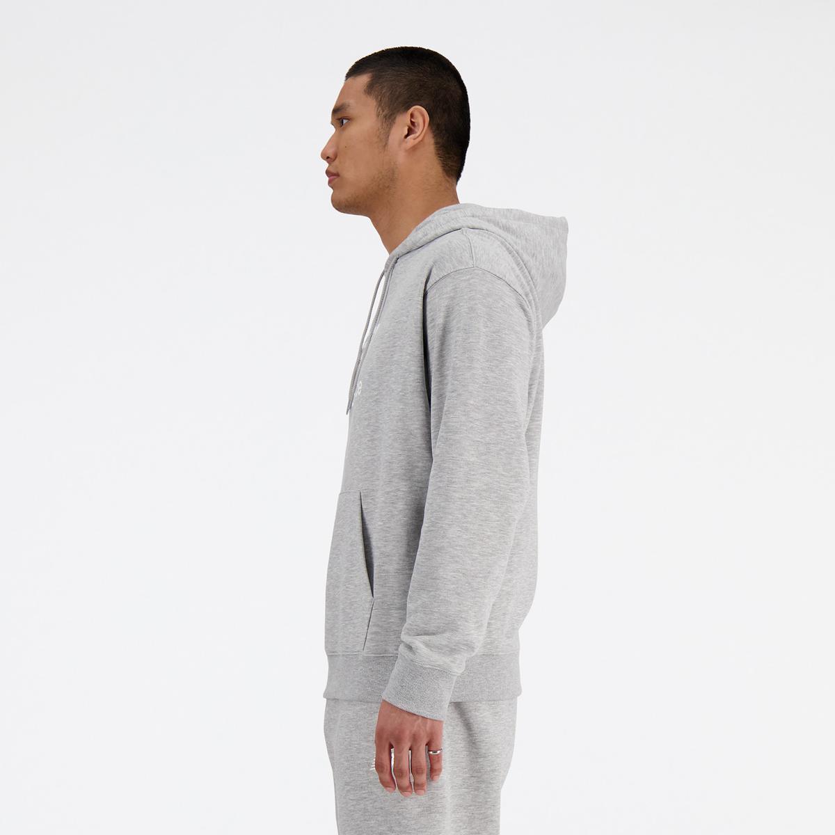 POLERON HOMBRE NEW BALANCE SPORT ESSENTIALS GRIS - 3