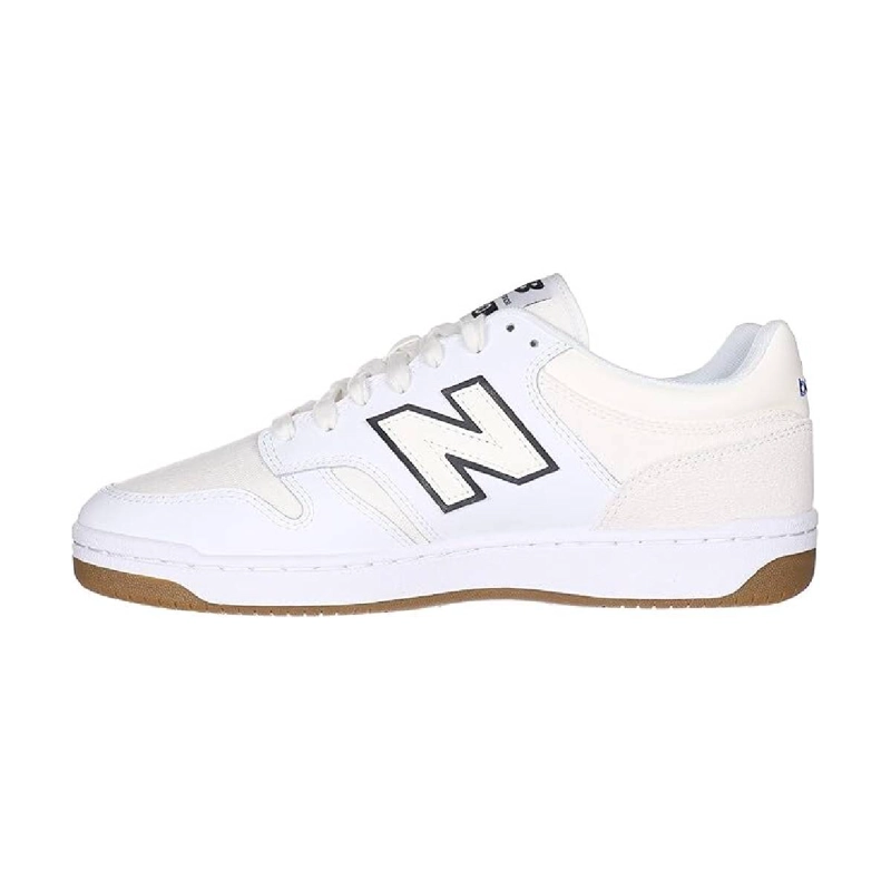 ZAPATILLAS URBANAS UNISEX NEW BALANCE 480 BLANCAS/CAFE - 2