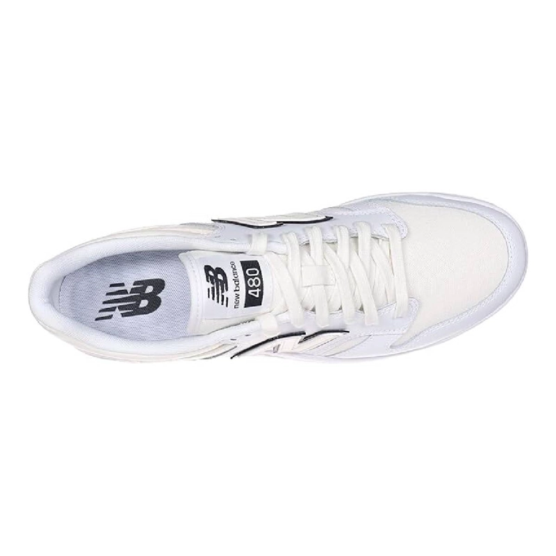 ZAPATILLAS URBANAS UNISEX NEW BALANCE 480 BLANCAS/CAFE - 3