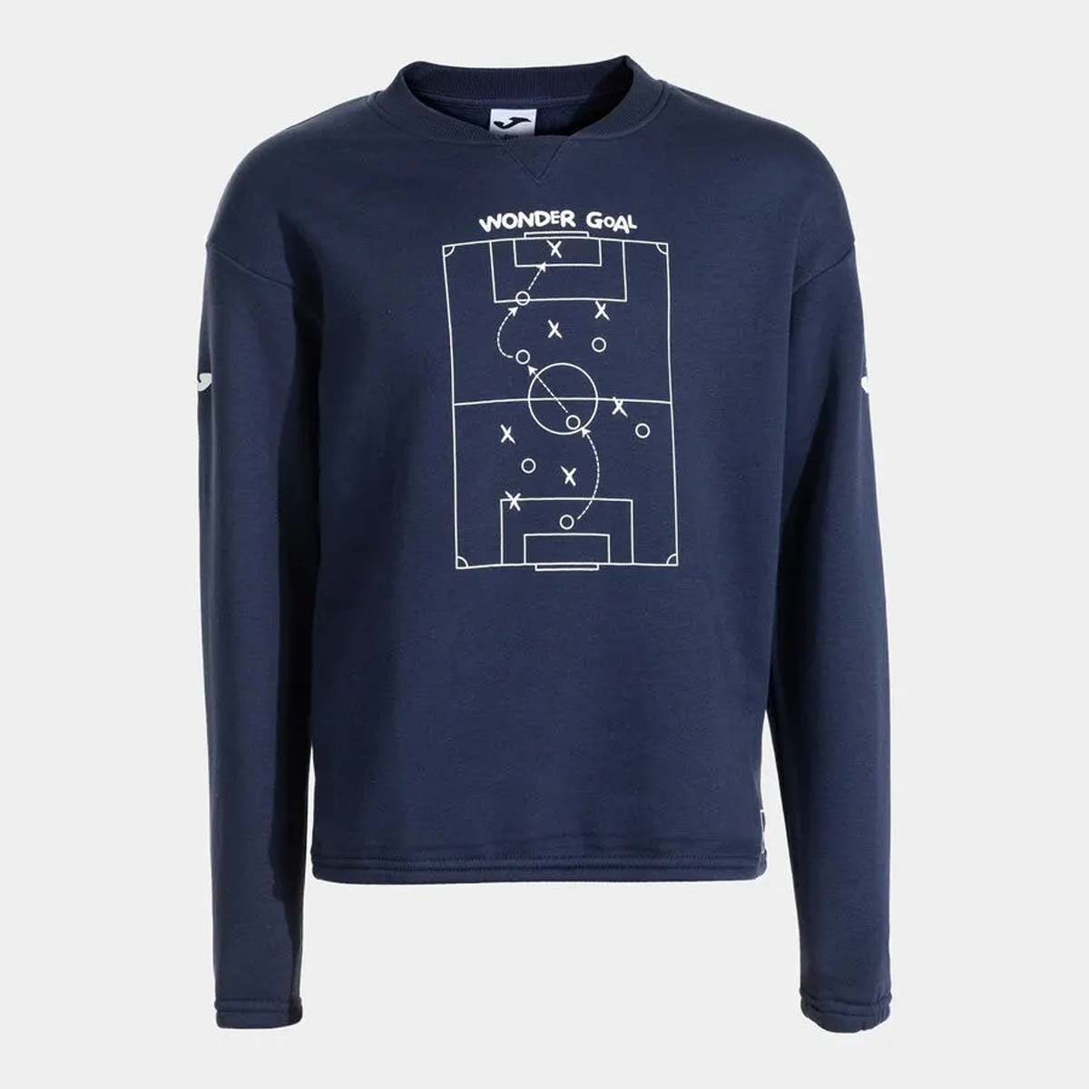 POLERON NIÑOS JOMA CAMP SWEATSHIRT AZUL - 1