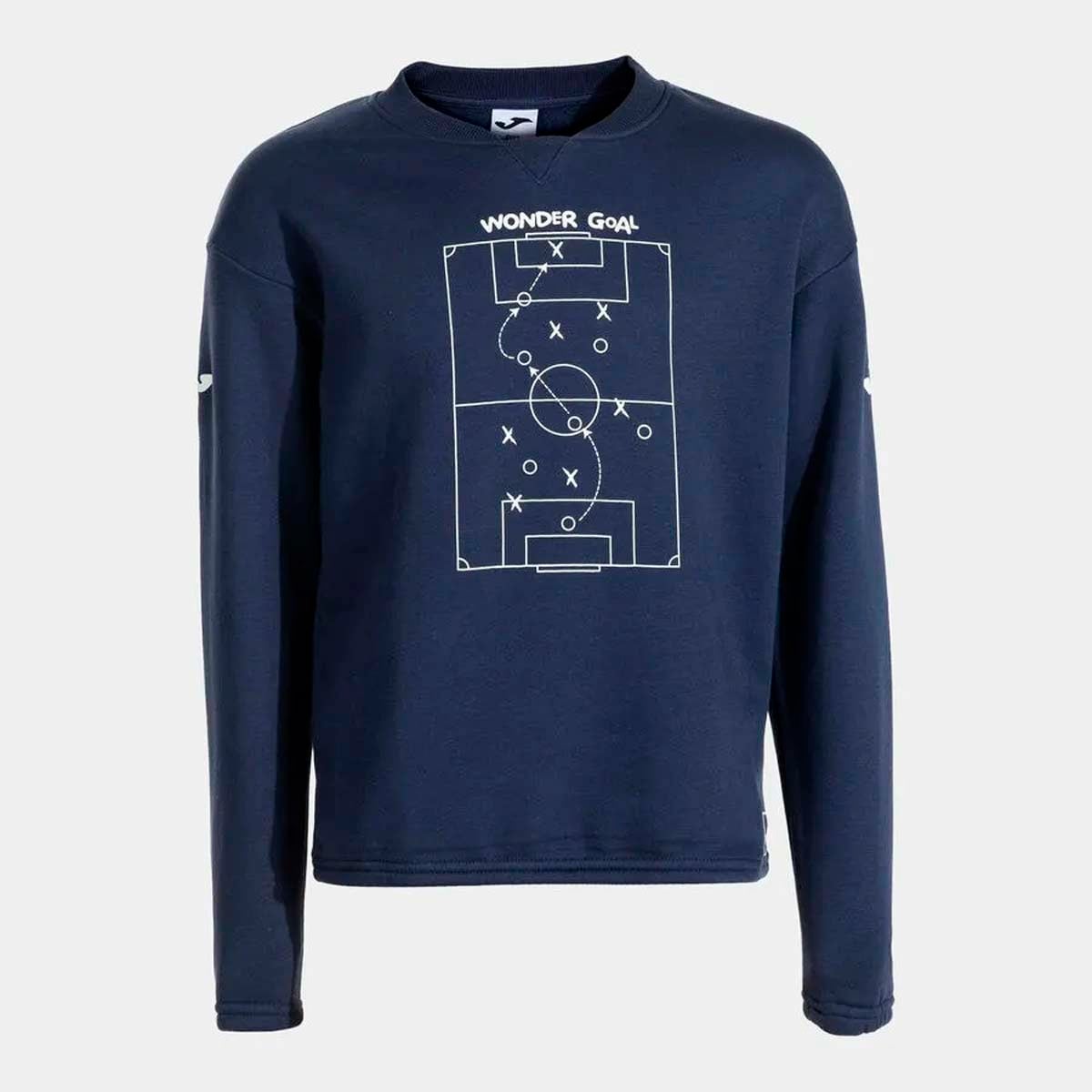 POLERON NIÑOS JOMA CAMP SWEATSHIRT AZUL - 1