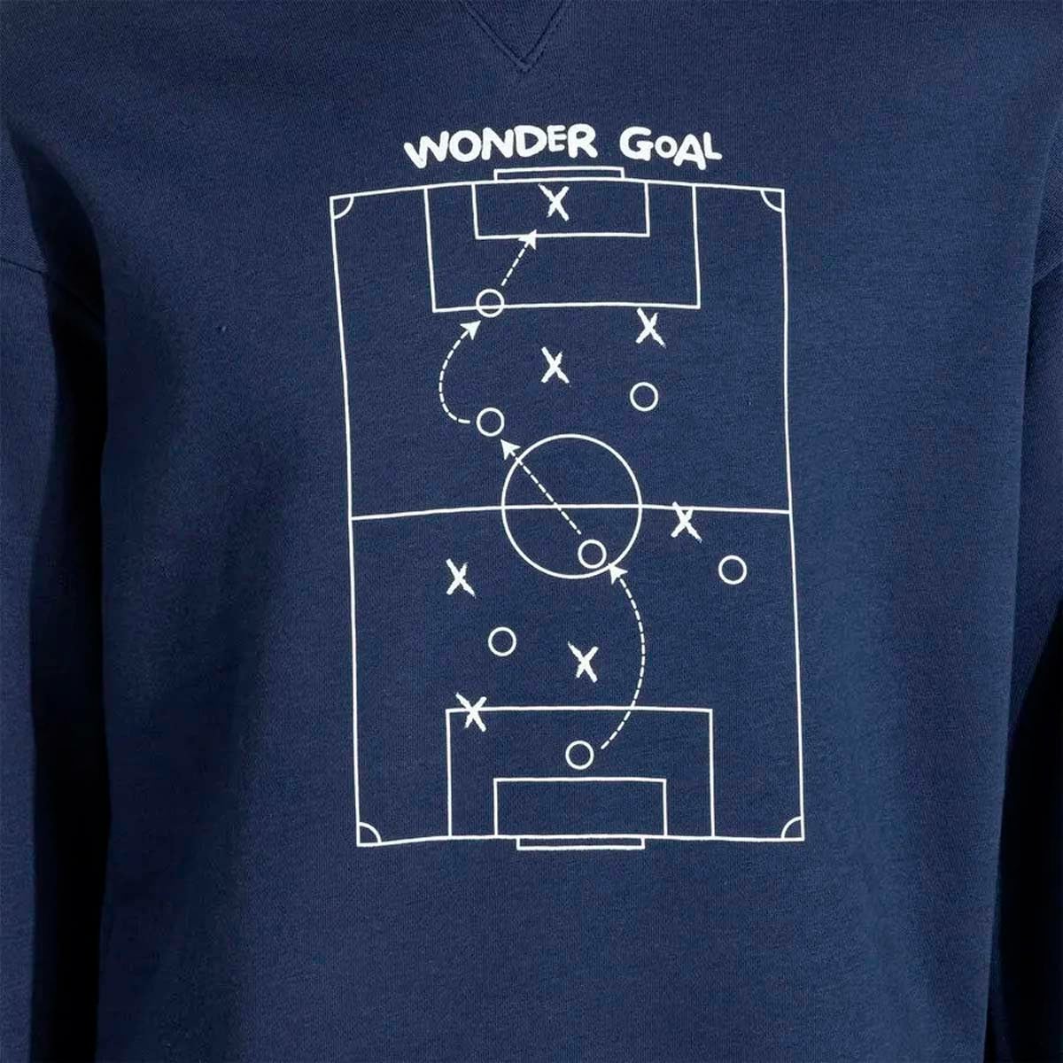 POLERON NIÑOS JOMA CAMP SWEATSHIRT AZUL - 3