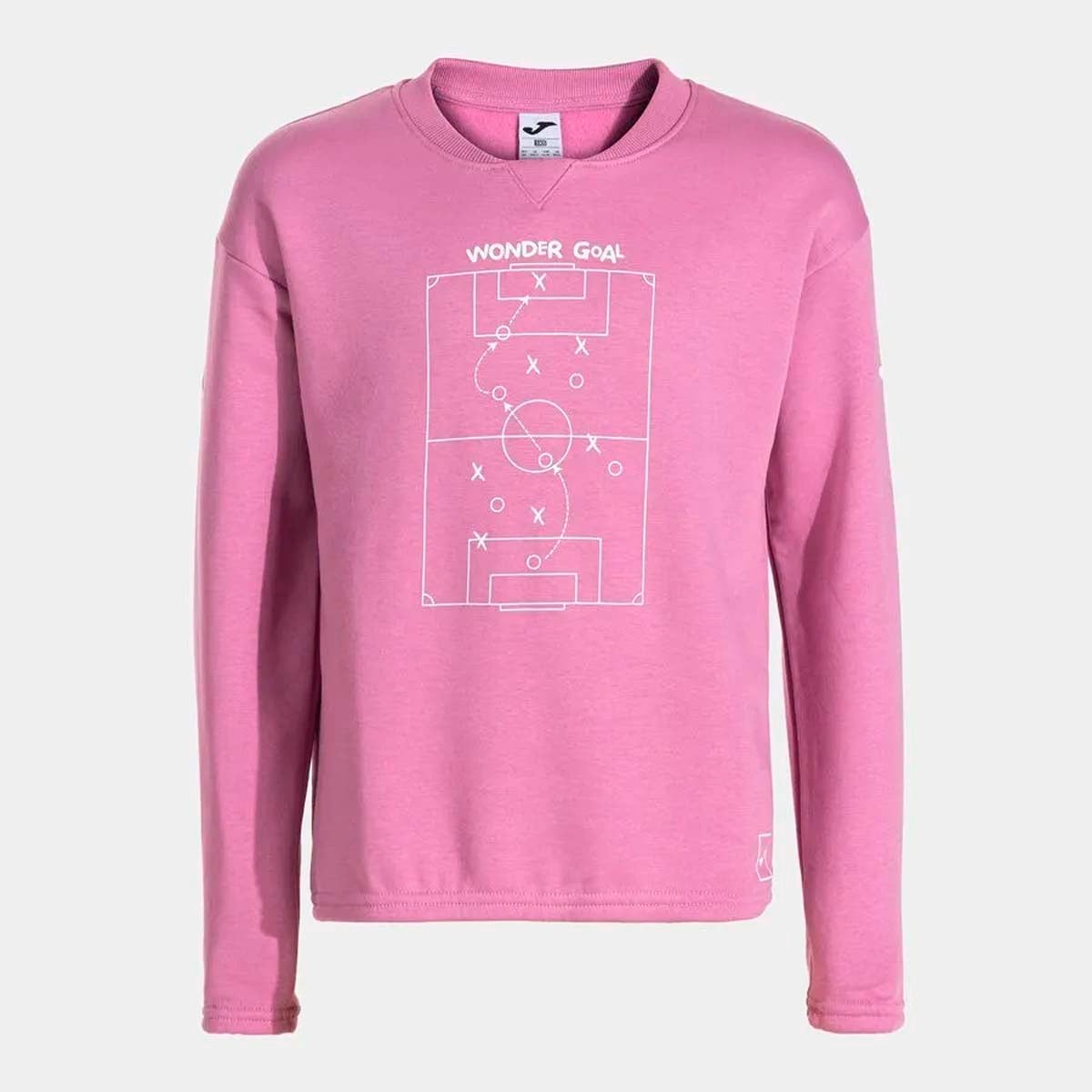 POLERON NIÑOS JOMA CAMP SWEATSHIRT ROSADO - 1