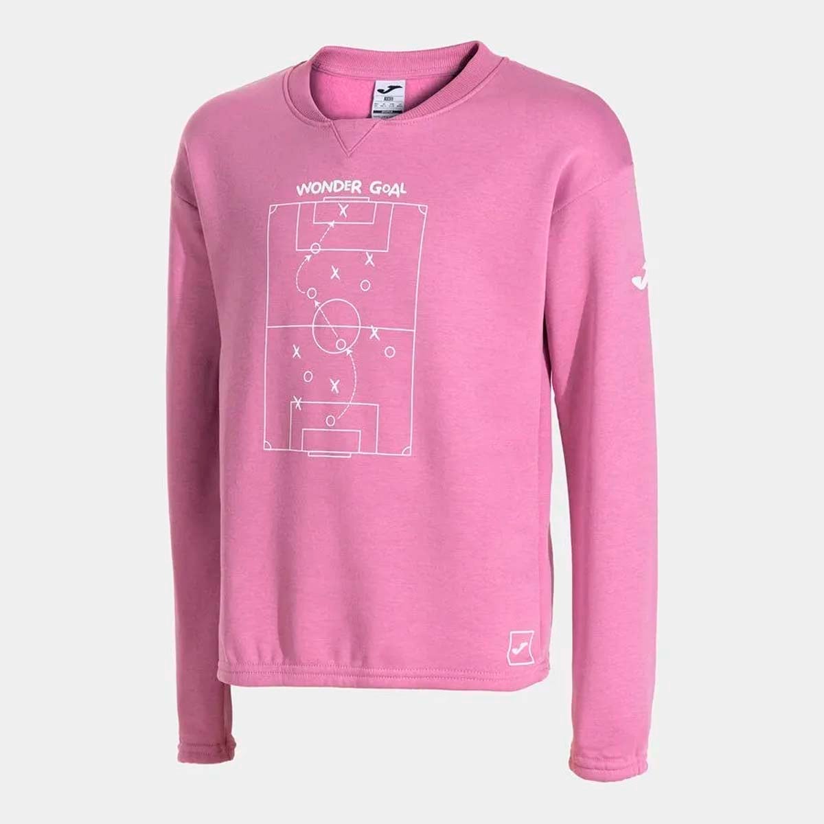 POLERON NIÑOS JOMA CAMP SWEATSHIRT ROSADO - 2