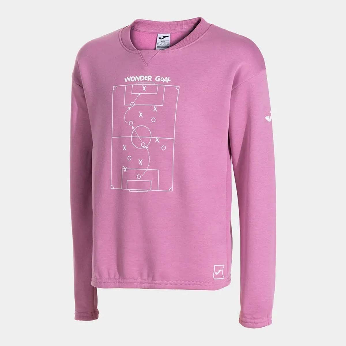 POLERON NIÑOS JOMA CAMP SWEATSHIRT ROSADO - 2