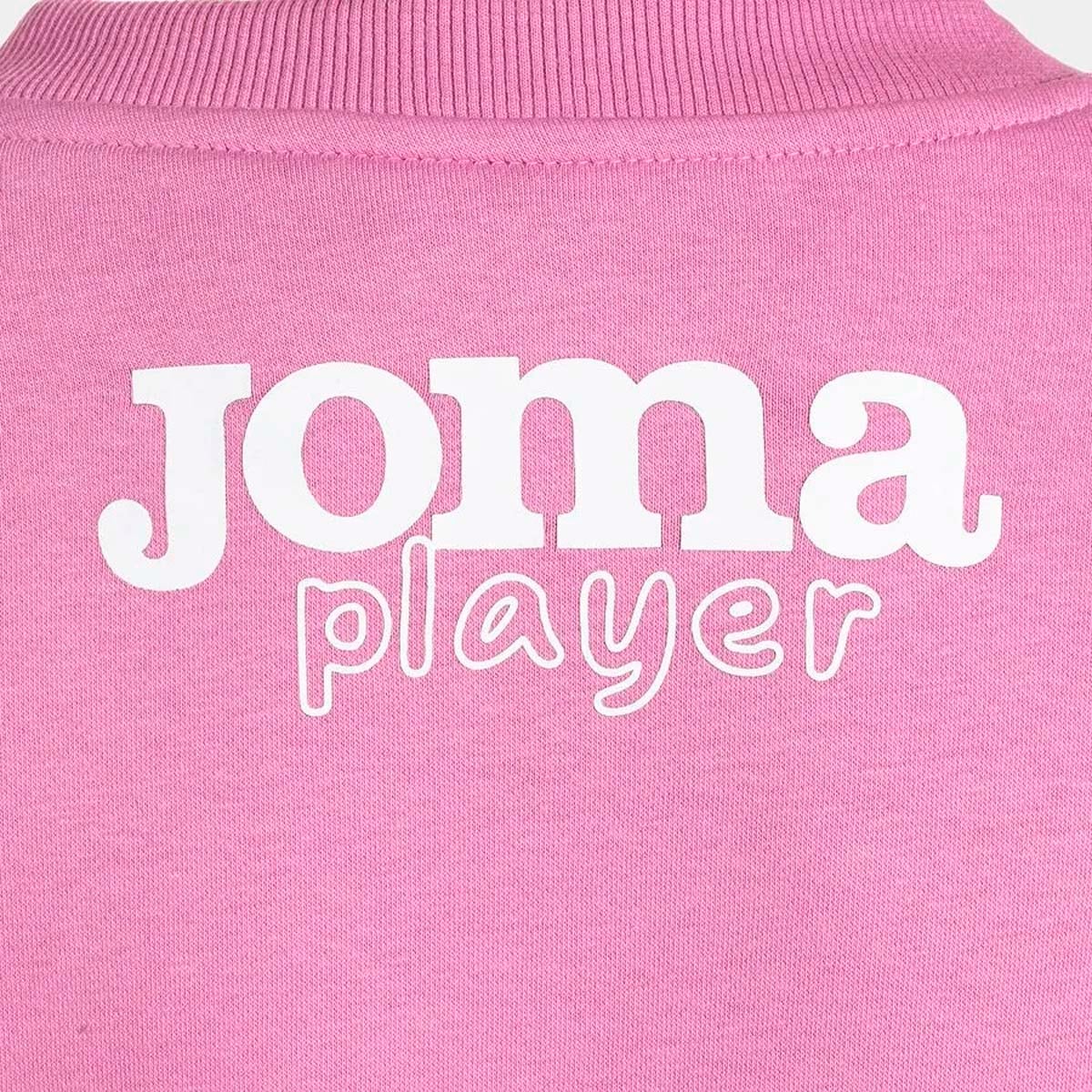 POLERON NIÑOS JOMA CAMP SWEATSHIRT ROSADO - 6