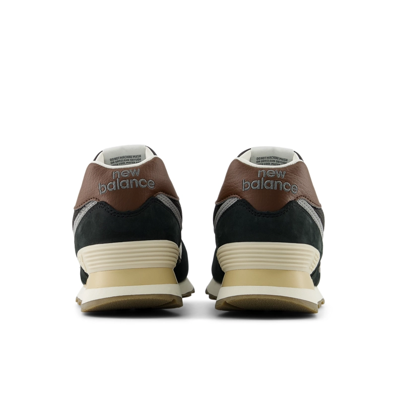 ZAPATILLAS URBANAS UNISEX NEW BALANCE 574 NEGRAS/CAFE - 6