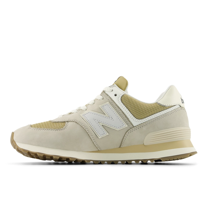 ZAPATILLAS URBANAS UNISEX NEW BALANCE 574 VERDE/BEIGE - 2