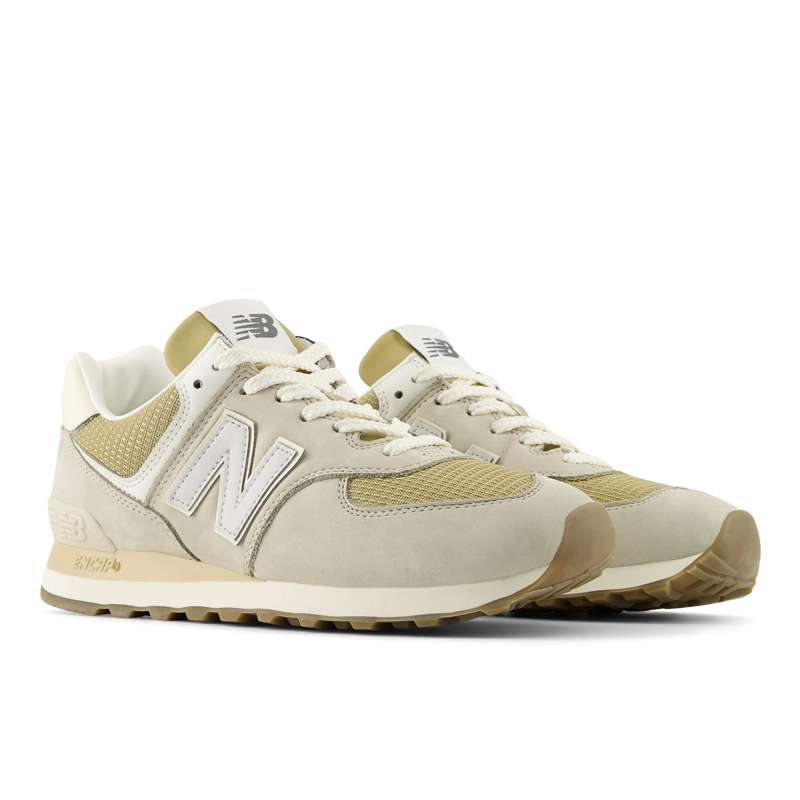 ZAPATILLAS URBANAS UNISEX NEW BALANCE 574 VERDE/BEIGE - 4