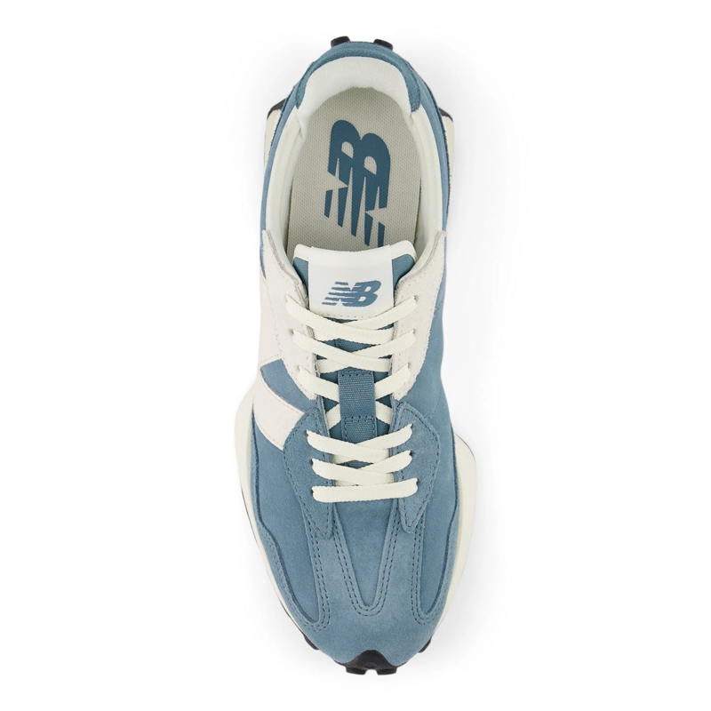 ZAPATILLAS URBANAS UNISEX NEW BALANCE 327 CELESTE/BLANCAS - 3