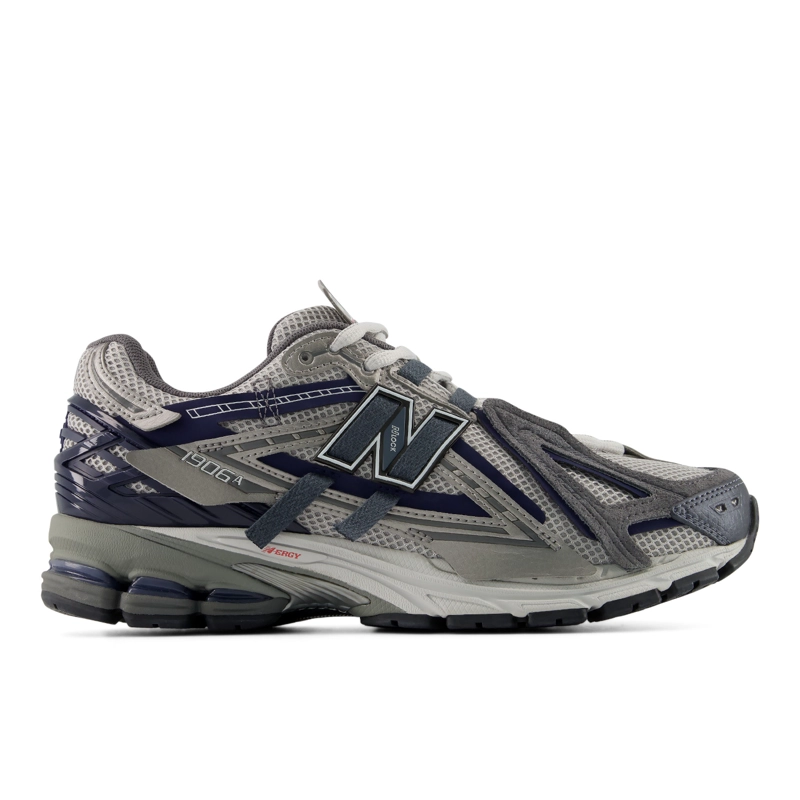 ZAPATILLAS URBANAS UNISEX NEW BALANCE 1906 W GRIS/NEGRA - 1