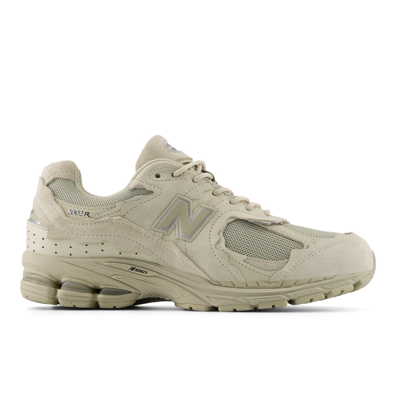 ZAPATILLAS URBANAS UNISEX NEW BALANCE 2002 R BEIGE/VERDES - 1