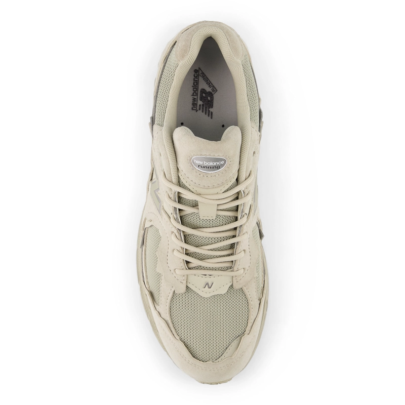ZAPATILLAS URBANAS UNISEX NEW BALANCE 2002 R BEIGE/VERDES - 3