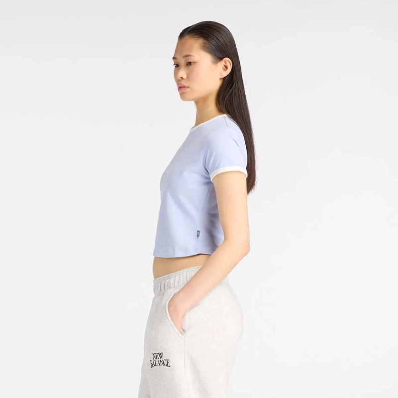 POLERA LIFESTYLE MUJER NEW BALANCE TRACKSIDE RINGER T-SHIRT - 3