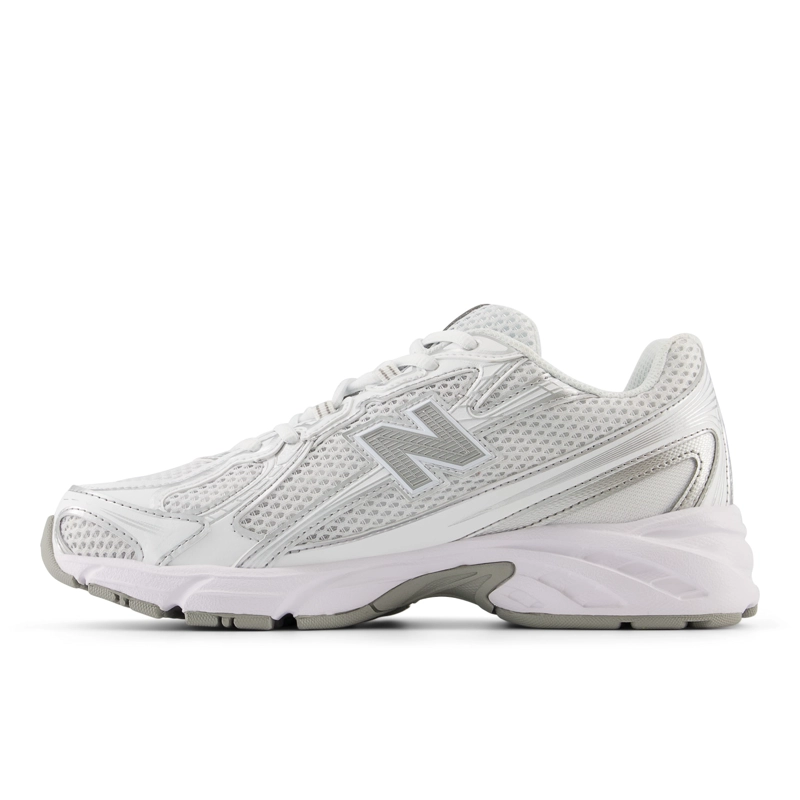 ZAPATILLAS URBANAS UNISEX NEW BALANCE 740 BLANCA/PLATEADO - 3
