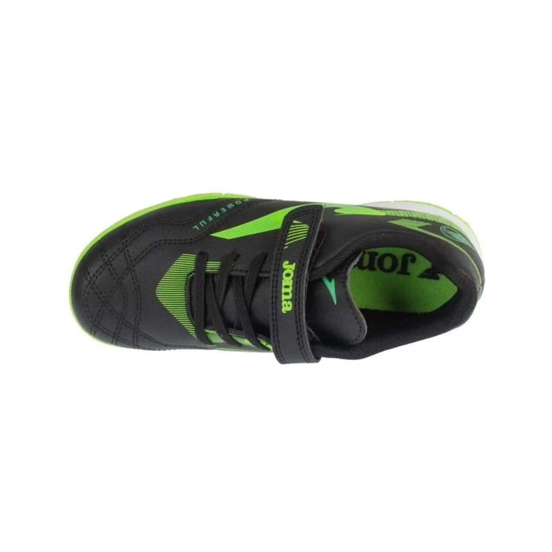 ZAPATILLAS FUTBOLITO UNISEX JOMA POWERFUL JR 2601 TURF NEGRO - 2