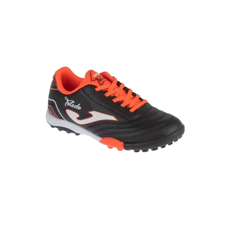 ZAPATILLA FUTBOLITO UNISEX JOMA TOLEDO JR 2601 TURF NEGRO - 2