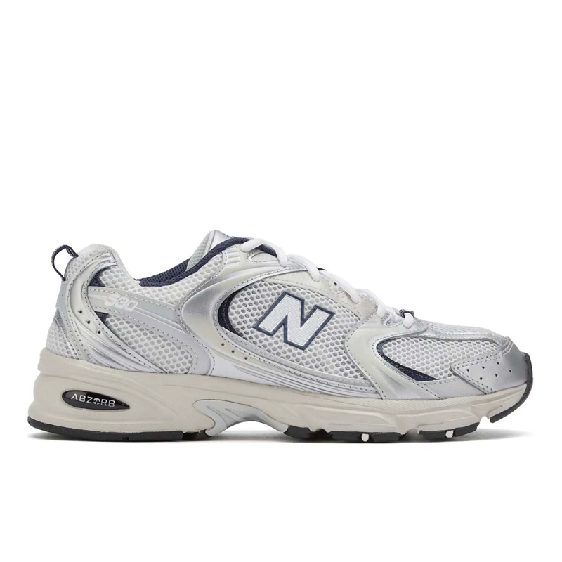 ZAPATILLAS URBANAS UNISEX NEW BALANCE 530 GRIS/AZULES - 1